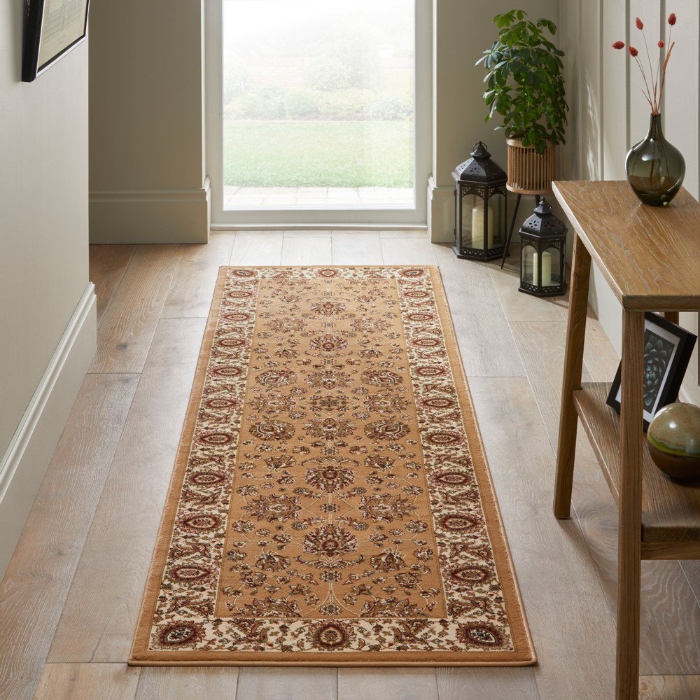 Grand Heritage GH102 Traditional Persian Runner Rugs by Concept Looms in Beige